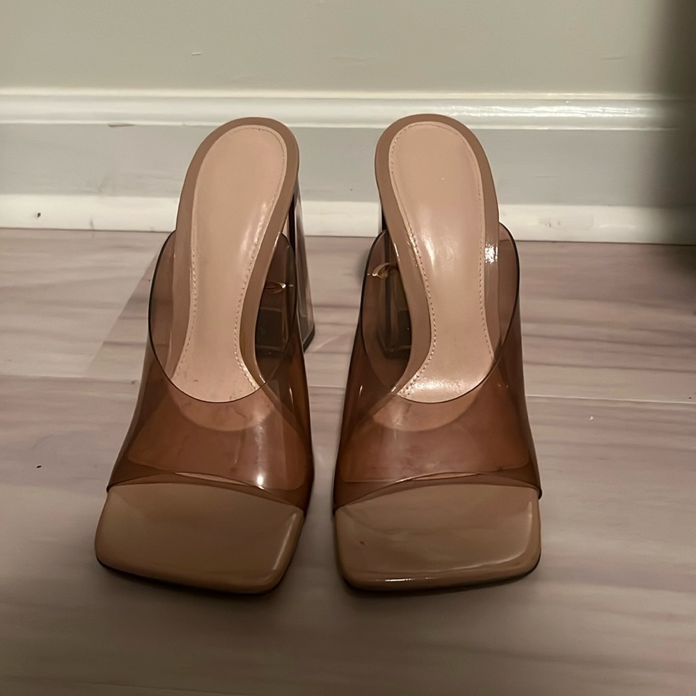 Zara block heel